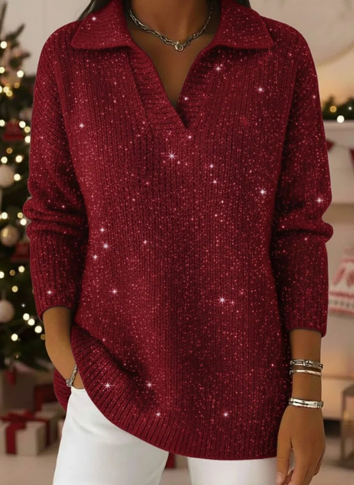 Léonie | Luma Glow Polo Sweater