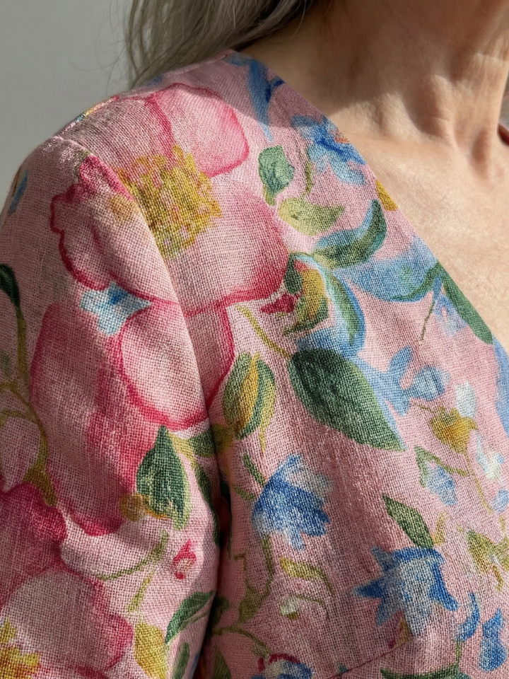 Pink Floral Dress