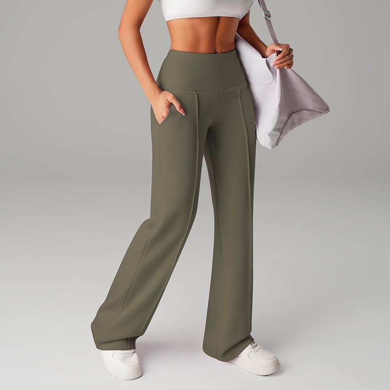 Elara High-Waist Wide-Leg Pants