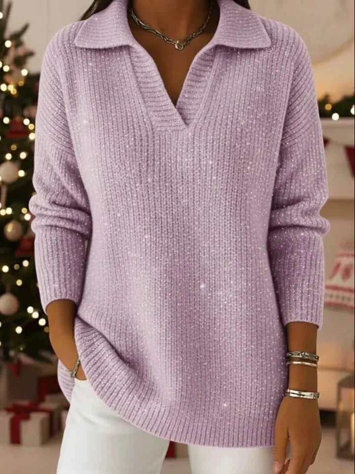Léonie | Luma Glow Polo Sweater