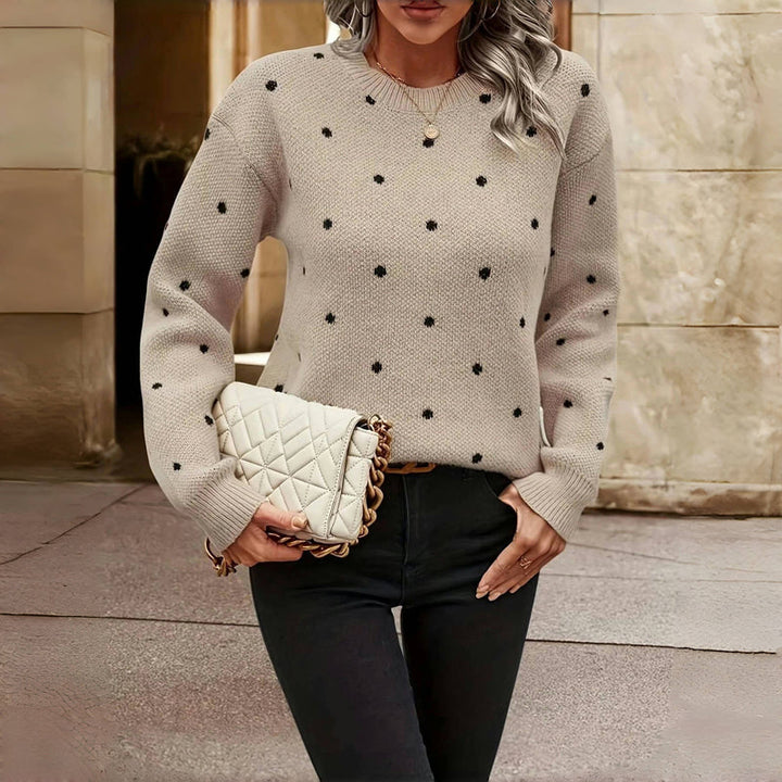 Lunette Polka Knit Sweater