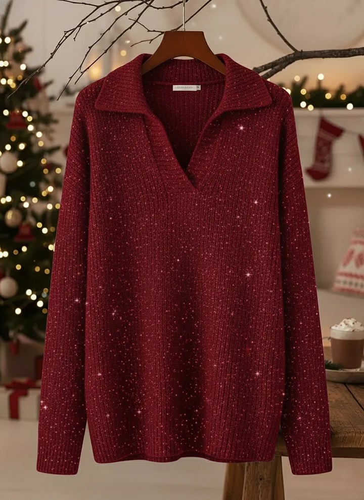 Léonie | Luma Glow Polo Sweater