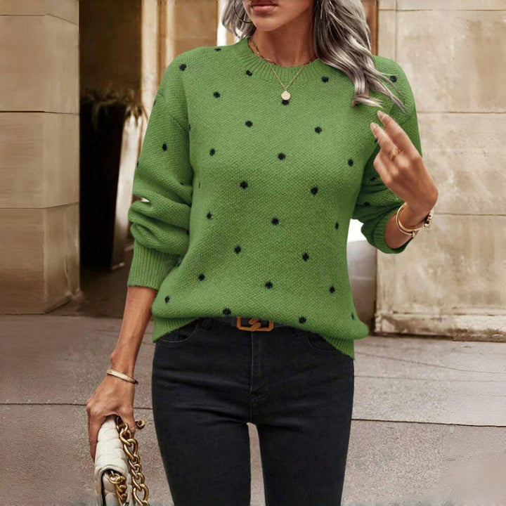 Lunette Polka Knit Sweater