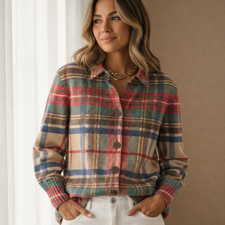 Elisa Checked Blouse