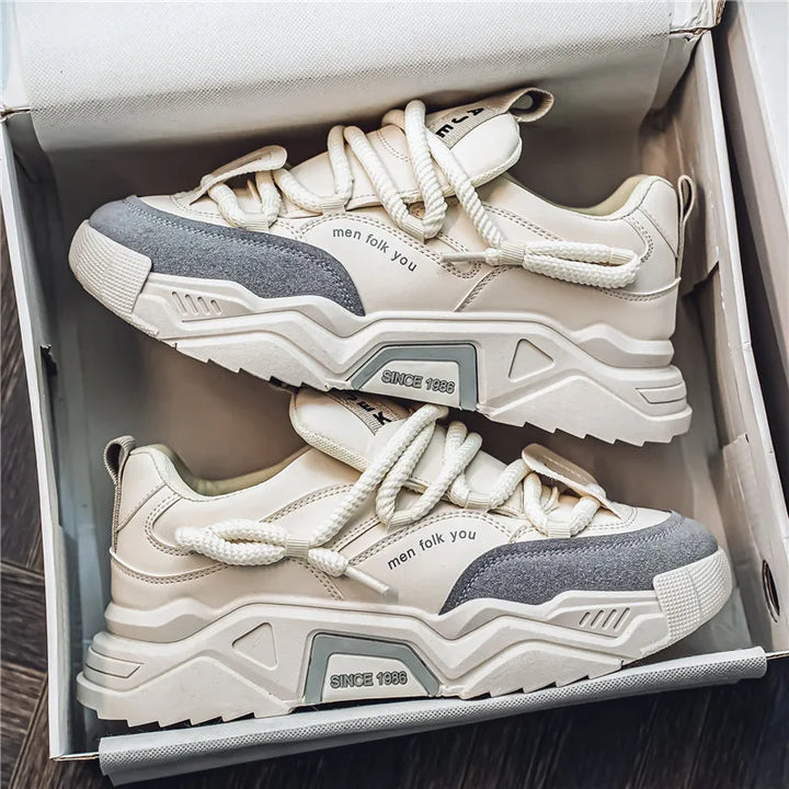 Matteo Leather Low-Top Sneakers