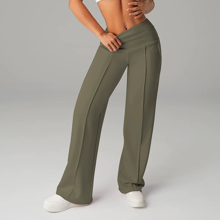 Elara High-Waist Wide-Leg Pants