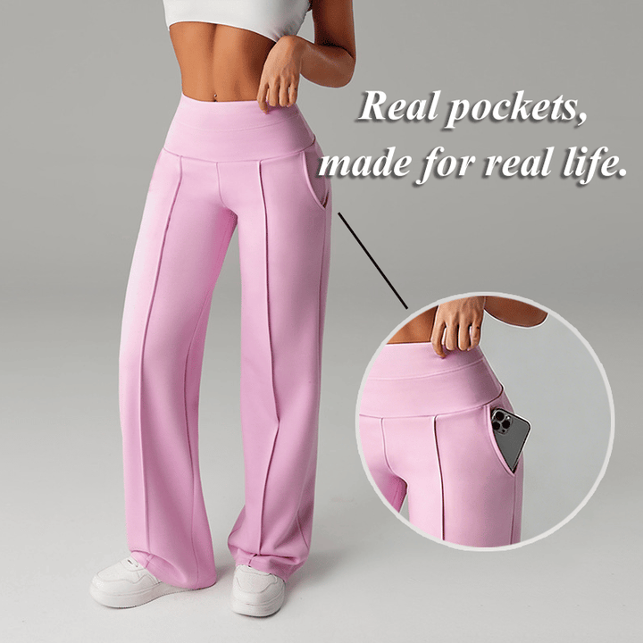 Elara High-Waist Wide-Leg Pants