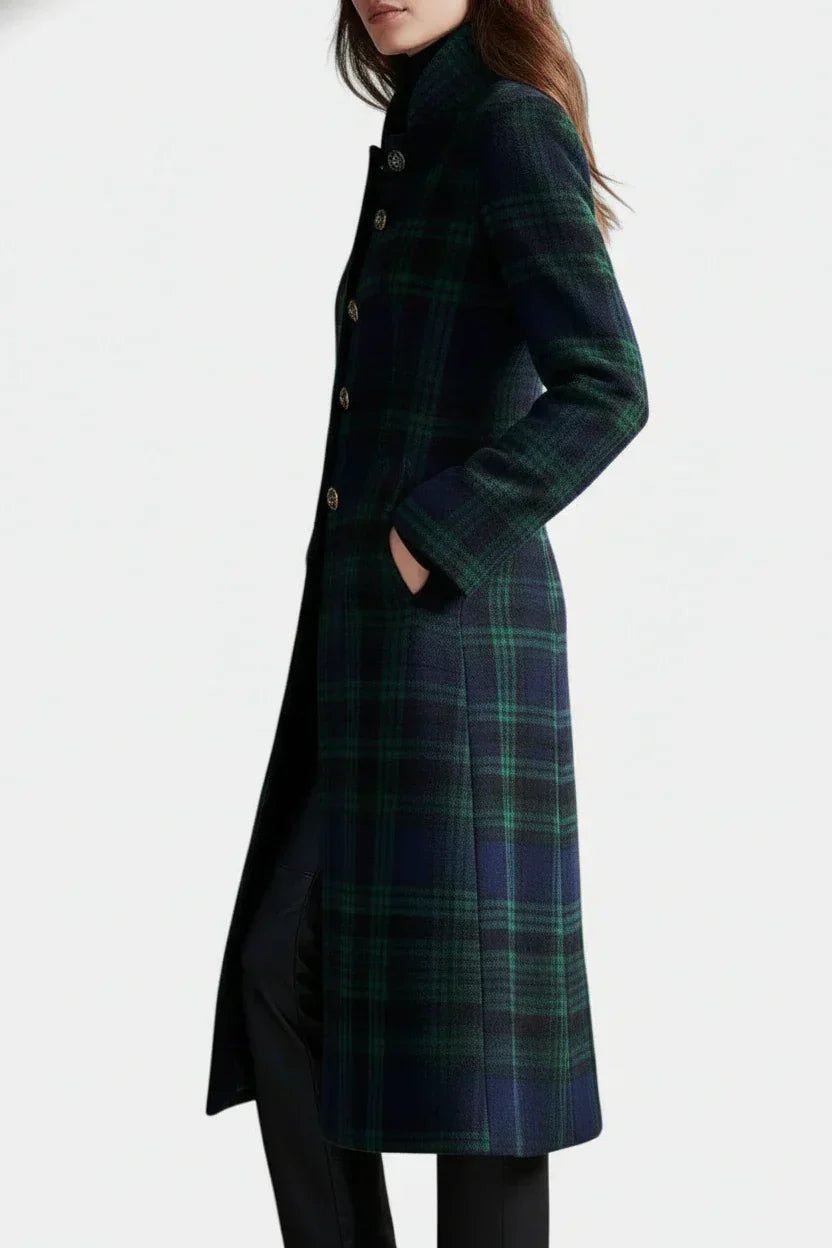 Odette Plaid Coat