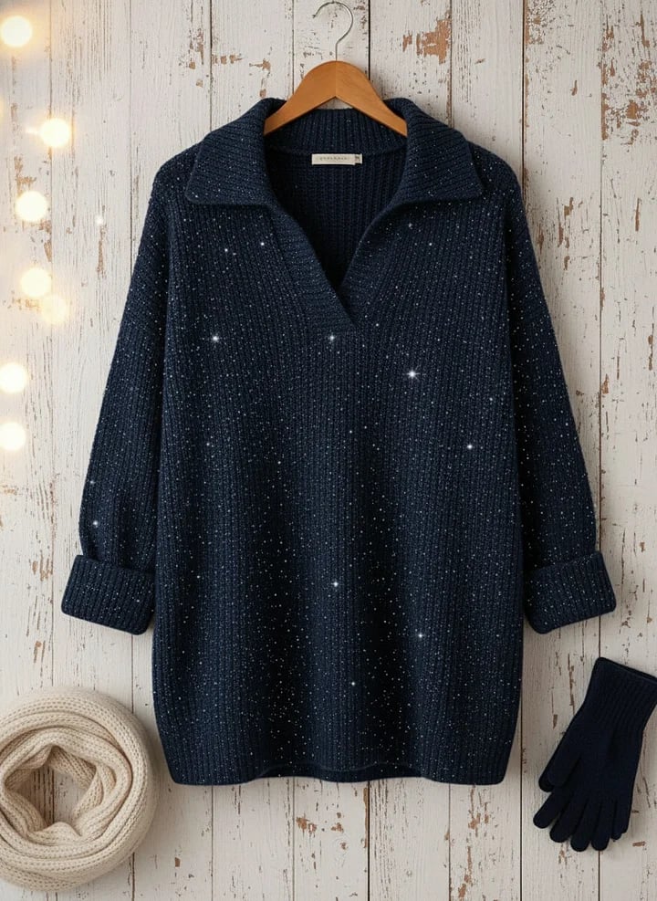 Léonie | Luma Glow Polo Sweater