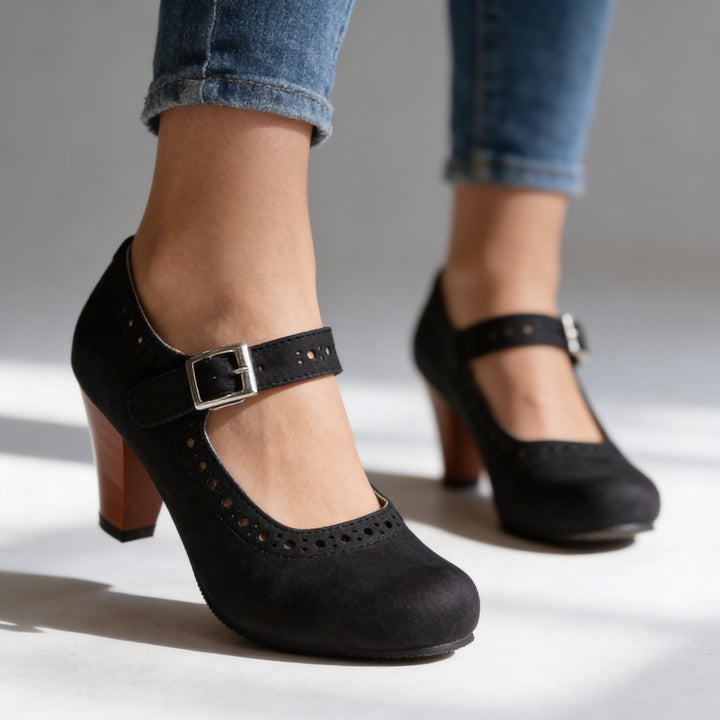 Adrian Brogue Buckle Loafers