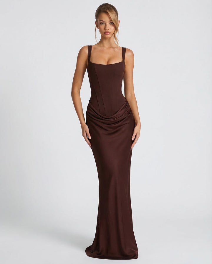 Elira Hourglass Maxi Dress