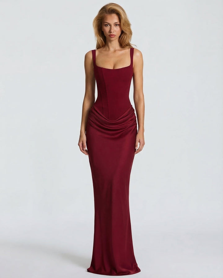 Elira Hourglass Maxi Dress