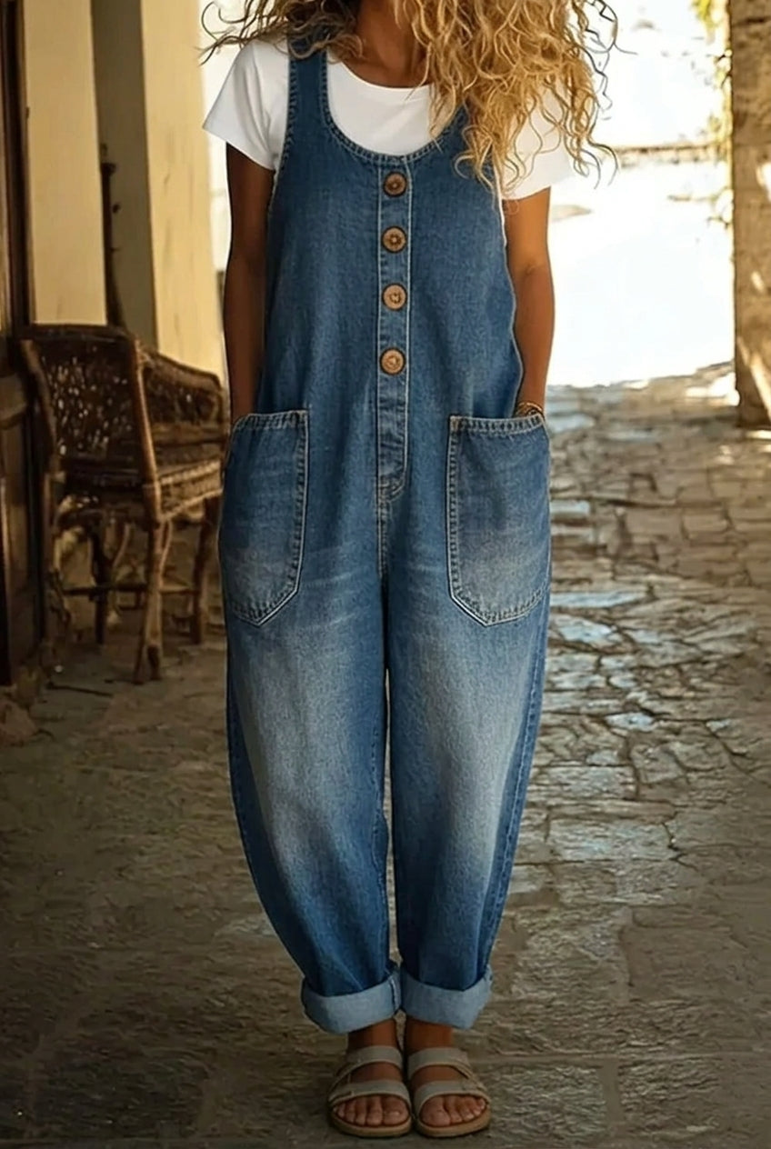 Marlowe Vintage Denim Jumpsuit