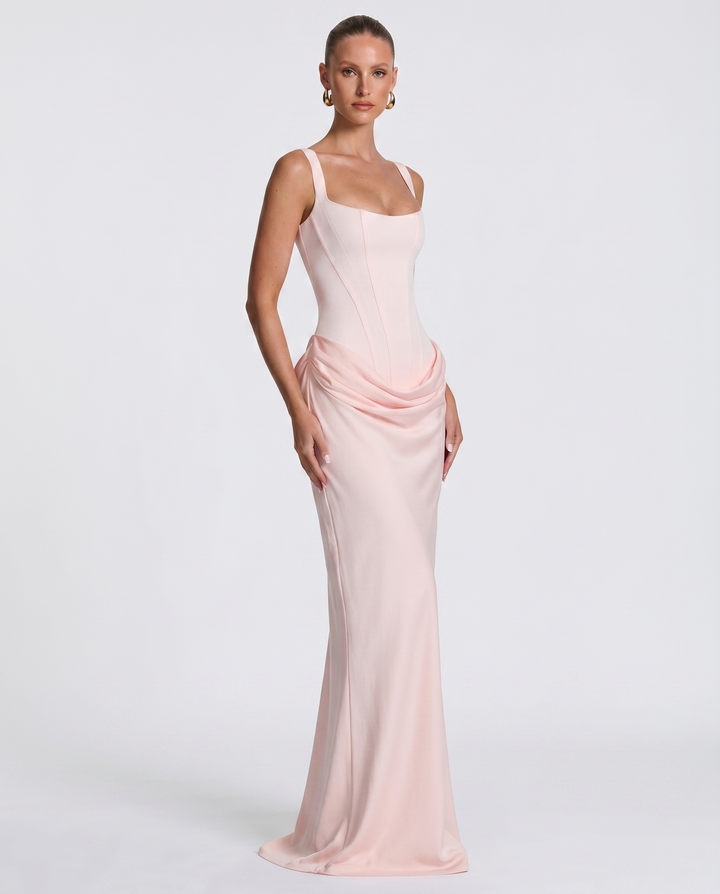 Elira Hourglass Maxi Dress
