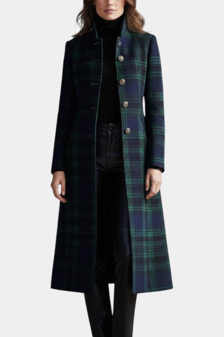 Odette Plaid Coat