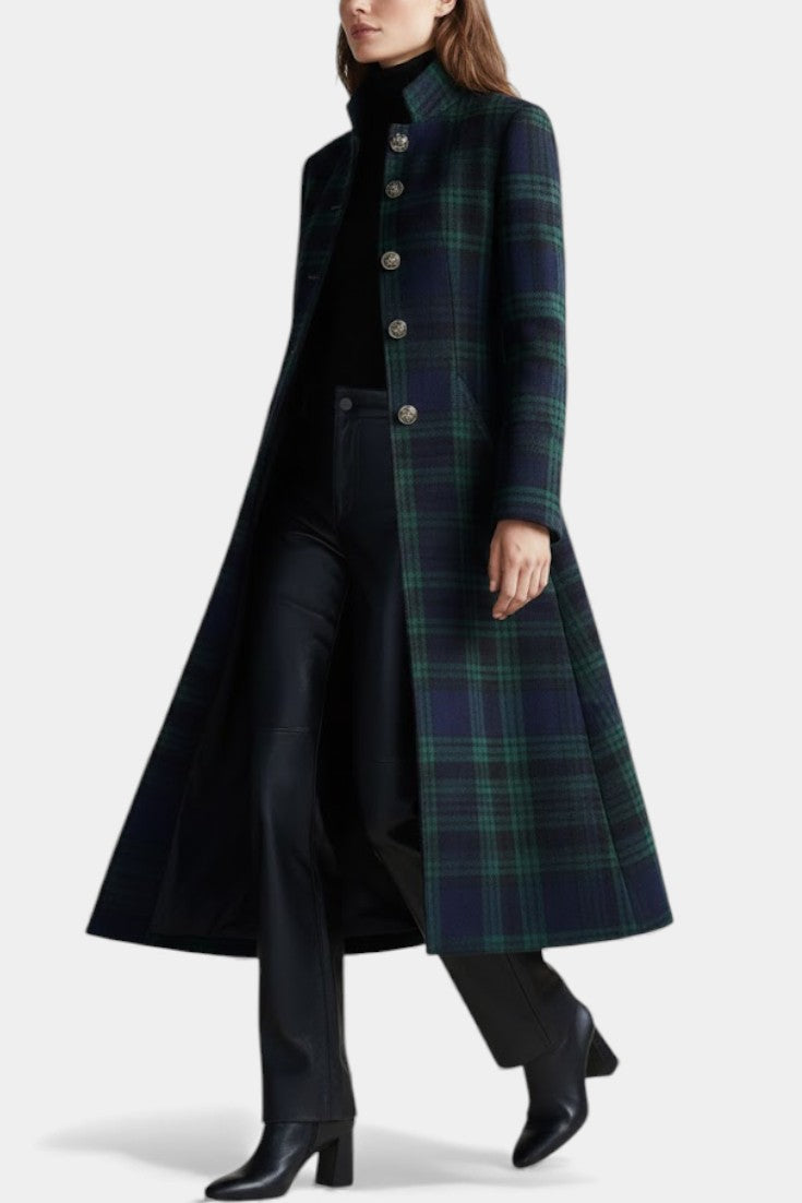 Odette Plaid Coat