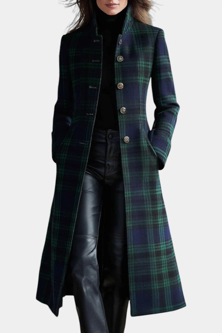 Odette Plaid Coat