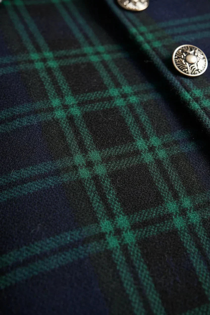 Odette Plaid Coat