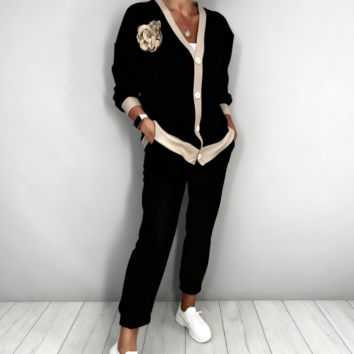 Selina V-Neck Lounge Set